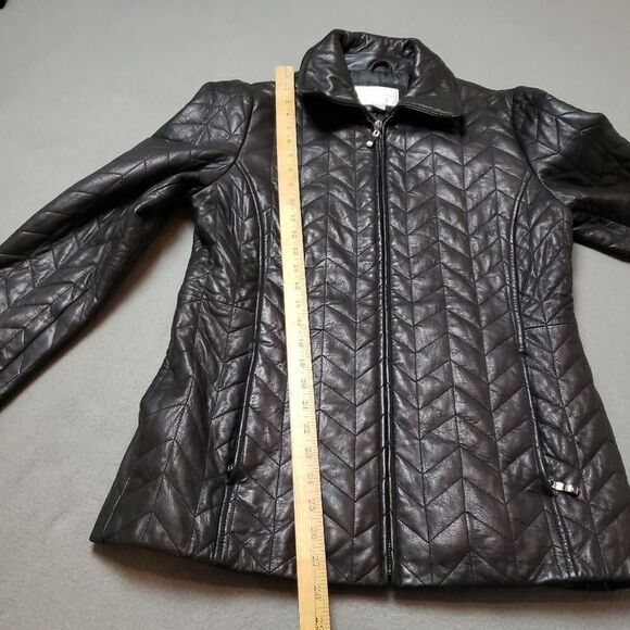 Lambskin Worthington Women's lamb skin leather jacket Size Medium - Picture 11 of 14